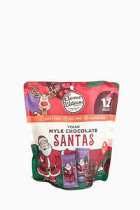 New: Sweet William Vegan Mylk Chocolate Santas