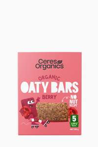 Kids: Ceres Organics Oaty Berry Bars 100g