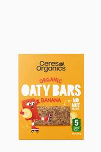 Ceres Organics Oaty Banana Bars 100g