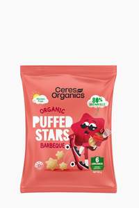 Ceres Organics Puffed Stars BBQ 80g