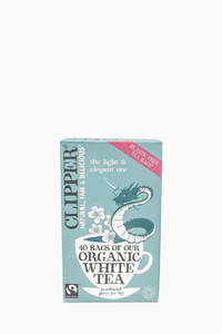Clipper Tea Collection: Clipper Organic Tea White Tea 40 Bags