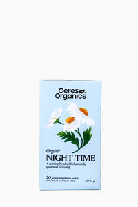 Tea Beverages: Ceres Organics Night Time Herbal Tea 20 bag