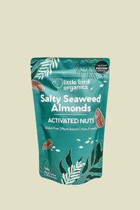 Snacks Treats: Little Bird Salty Seaweed Almonds 120g
