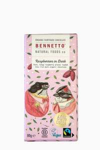 Bennetto Raspberries in Dark Chocolate