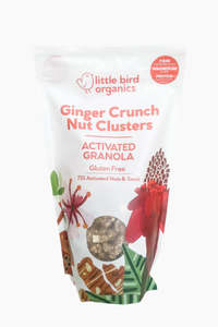 Little Bird Organics: Little Bird Ginger Crunch Nut Clusters Activated Granola