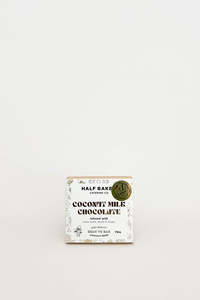 Chocolate Confectionery: Half Baked Coconut Milk Chocolate