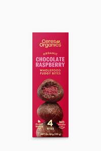 Ceres Organics Fudgy Bites Chocolate Raspberry