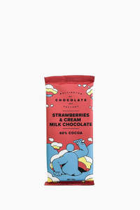 Wellington Chocolate Factory Strawberries & Cream Chocolate 75g