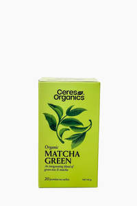 Ceres Organics Matcha Green Tea 20 bag