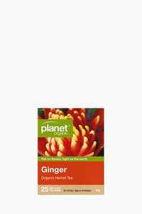 Tea Coffee Hot Drinks: Ginger Organic Herbal Tea