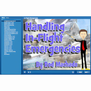 Pilot Training Books: Rod Machado’s Handling In-flight Emergencies - FAA eLearning Course