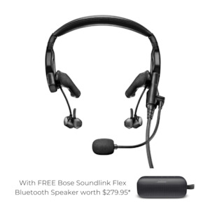 Anr Headsets: Non Bluetooth Bose ProFlight II Aviation Headset -5 P in XLR