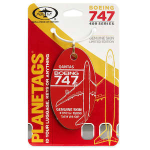 The Qantas Collection: PlaneTags Qantas Boeing 747-400 - Red