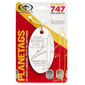 The Qantas Collection: PlaneTags Qantas Boeing 747-400 - White