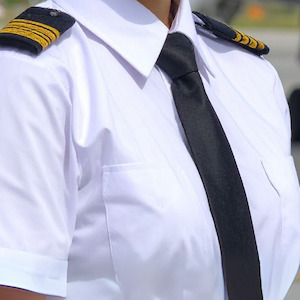 Pilot Clip On Tie - Black Short