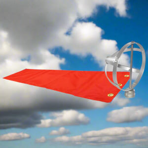At The Airport: Windsock and Frame Combo 6 inch Diameter - 24 inch Length