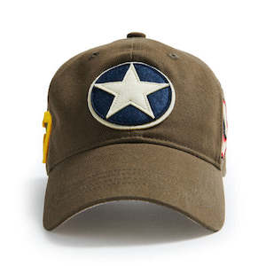 P40 Warhawk Collection: Red Canoe P40 Warhawk Cap