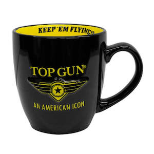 TOP GUN Logo Coffee Mug - Black