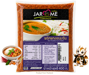 JAROME Rice Noodles Curry Paste 400g.