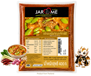 Foods: JAROME Red Curry Paste (Southern Taste) 400 g.