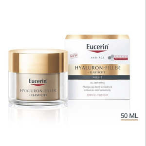 Skincare Cosmetics: Eucerin Hyaluron-Filler + Elasticity Night Cream