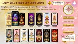 LUCK WALL – Maha Dev Serm Duang | Mobile Wallpaper (Digital Download)