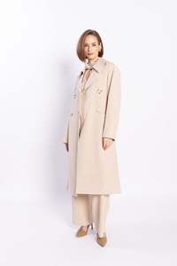 5049L - Ridge Trench Coat - Taupe