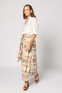 6058 - It's a Wrap Skirt - Pompeii Print