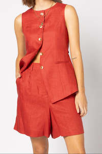 Pants: 7027 - Together Short - Blood Orange