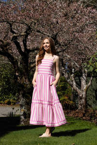 2226 - Olivia Dress - Candy Stripe