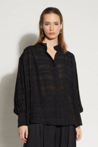 Sale: LOUGHLIN - 8027L - Painter Shirt - Black Check