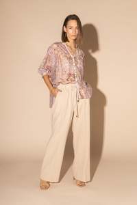 Pants: 4046L - River Pant - Taupe