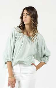Tops Blouses Camis Tees: 1267 - Milos Top - Mint : LAST ONE SIZE : 10