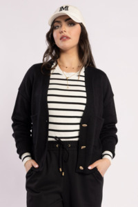 Denim: 3064L - Vespa Cardi - Black