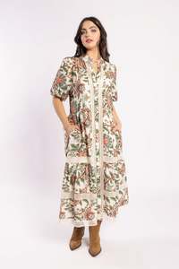 2238 - Charlotte Dress - Del Ray Cream