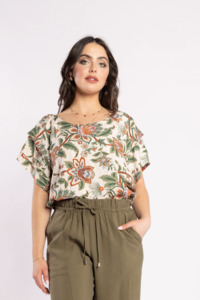 1326 - Lana Top - Del Ray Cream