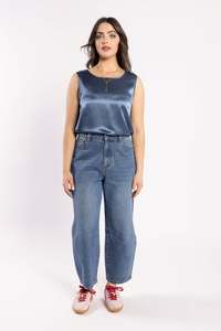 Tops Blouses Camis Tees: 1331 - Chemise Top - Steel