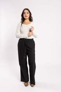 Pants: 4033 - Lake Pants - Noir Stripe