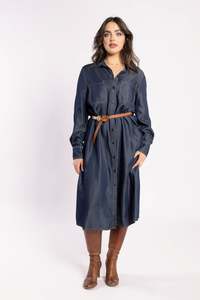 Dresses Jumpsuits: 2211 - Denver Dress - Dark Denim