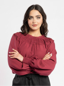 Tops Blouses Camis Tees: 1299 - Karin Blouse - Shiraz