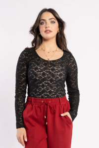 Tops Blouses Camis Tees: 1303 - Fav Layer Top - Black