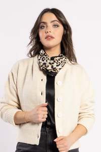 AA2 - Clip Scarf - Light Animal