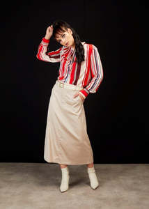 6030 - Mabel Skirt - Champagne
