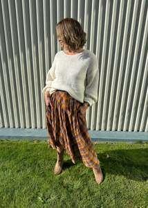 6051 - Claire Skirt - Autumn Check