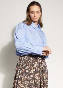 Tops Blouses Camis Tees: LOUGHLIN - 8028L - Kingsford Shirt - Blue