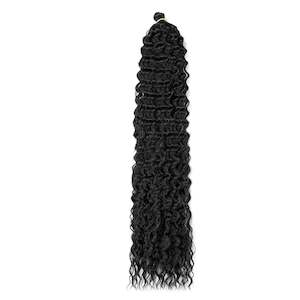 Wavy Goddess Deep Curly Braiding Hair #1B - Black