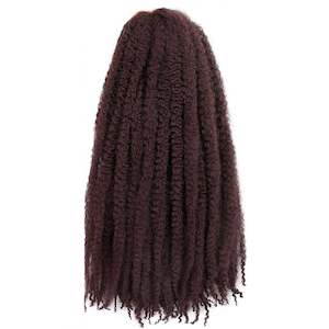 Afro Kinky / Marley Braid Twist Crochet Hair #33 - Brown