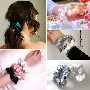 Hair tie - 100% silk scrunchie tie
