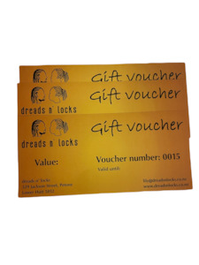 Gift cards / vouchers