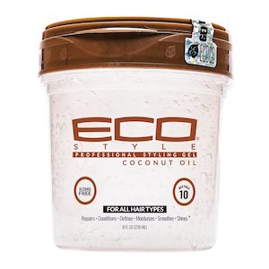 Eco Style Professional Styling Gel Coconut Oil 236ml (8oz)